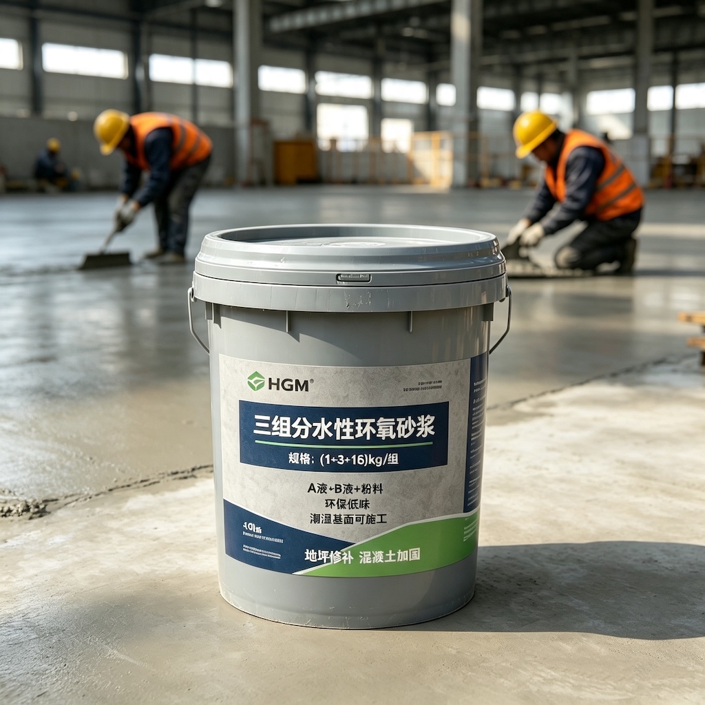 洪山三组份水性环氧砂浆